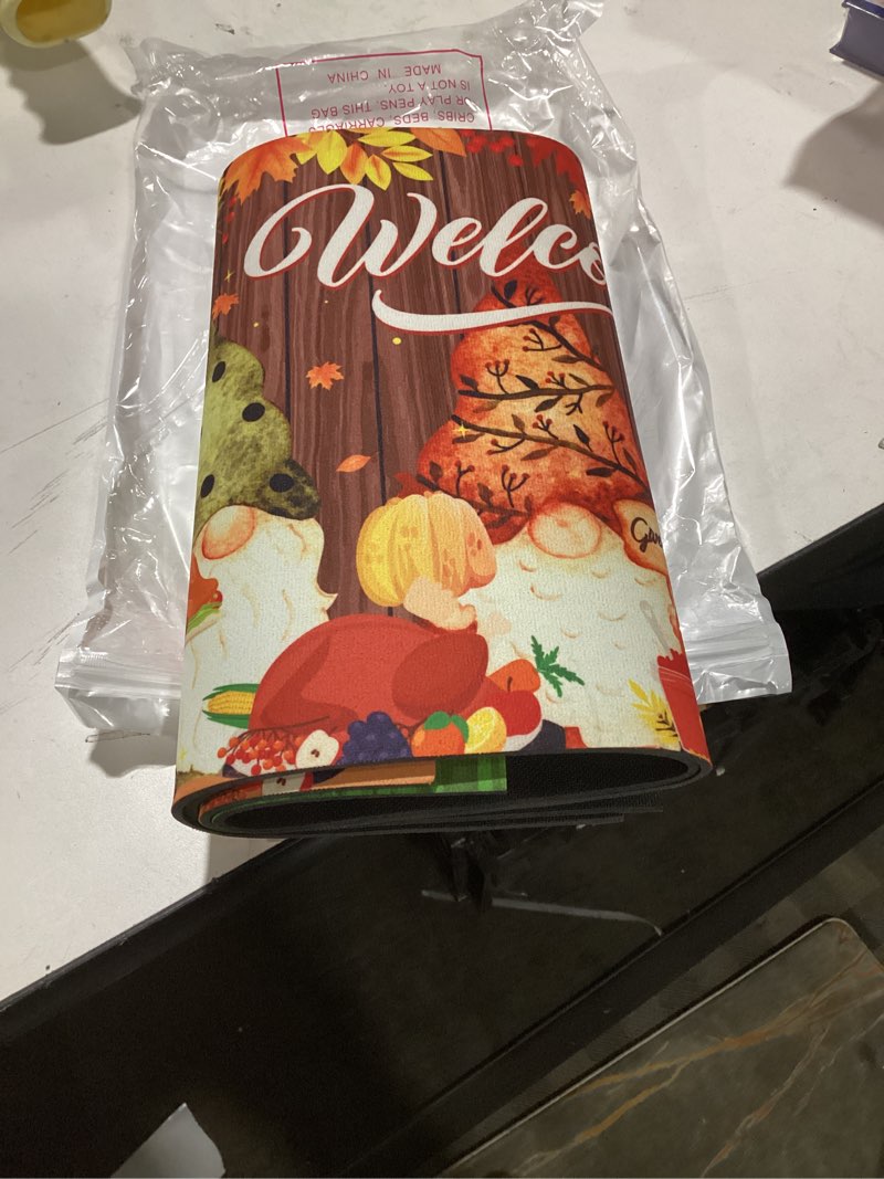 2pc Doormat Inserts-2 Holidays Interchangeable Entrance Doormats Inserts Gnomes Style Mat Outdoor fo