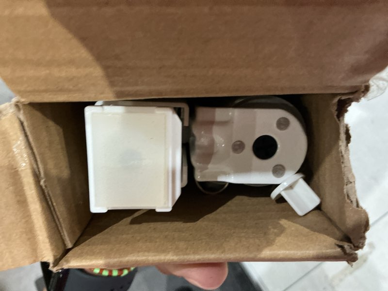 Condition photo showing As Is for lazblinds no drill blinds for indoor windows, blackout roller shades, cordless window blackout blinds, thermal insulated fabric uv protection, for in home and office, 25.5" w x 48" h, white blackout-white 25.5" w x 48" h