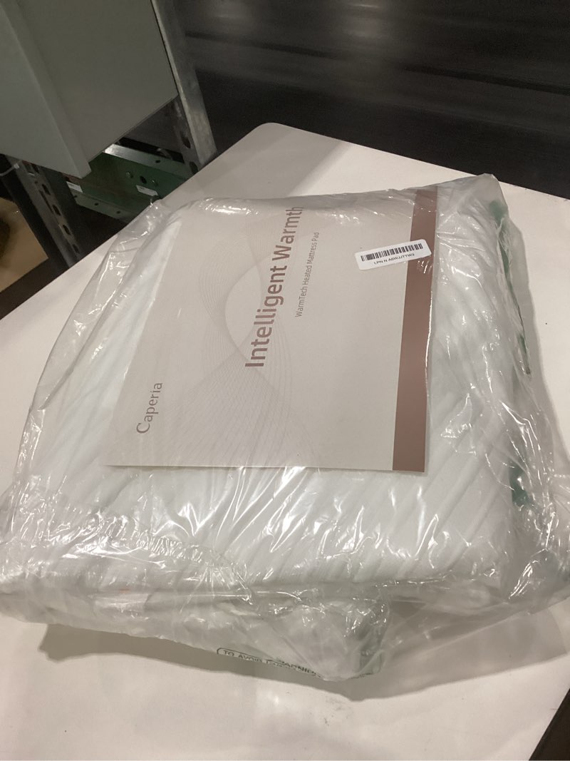 Condition photo showing Good Condition for SIZE UNKNOWN Heated Mattress Pad Queen, Electric Mattress Pad Bed Warmer with 9 Heat Settings, Memory Function, 1-12 Hours Auto Off, Deep Pocket, Machine Washable, 60\"x 80\" White Queen