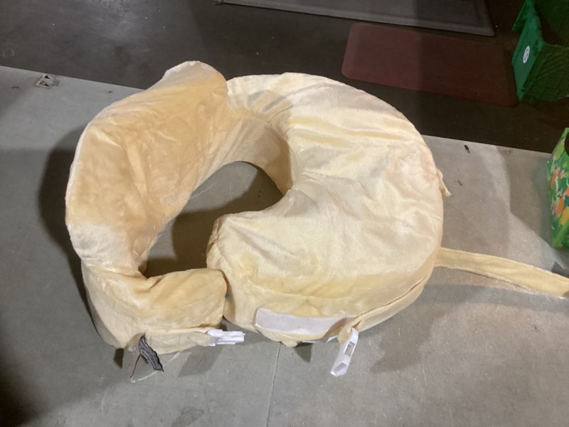 Condition photo showing Good Condition for My Brest Friend Nursing Pillow - Deluxe - Enhanced Comfort w/ Slipcover - Ergonomic Breastfeeding Pillow For Ultimate Support For Mom & Baby - Adjustable Pillow W/ Handy Side Pocket, Soft Rose
