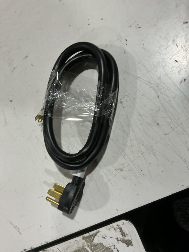 Condition photo showing Good Condition for utilitech 6-ft 30 -amp 4 -prong black dryer appliance power cord