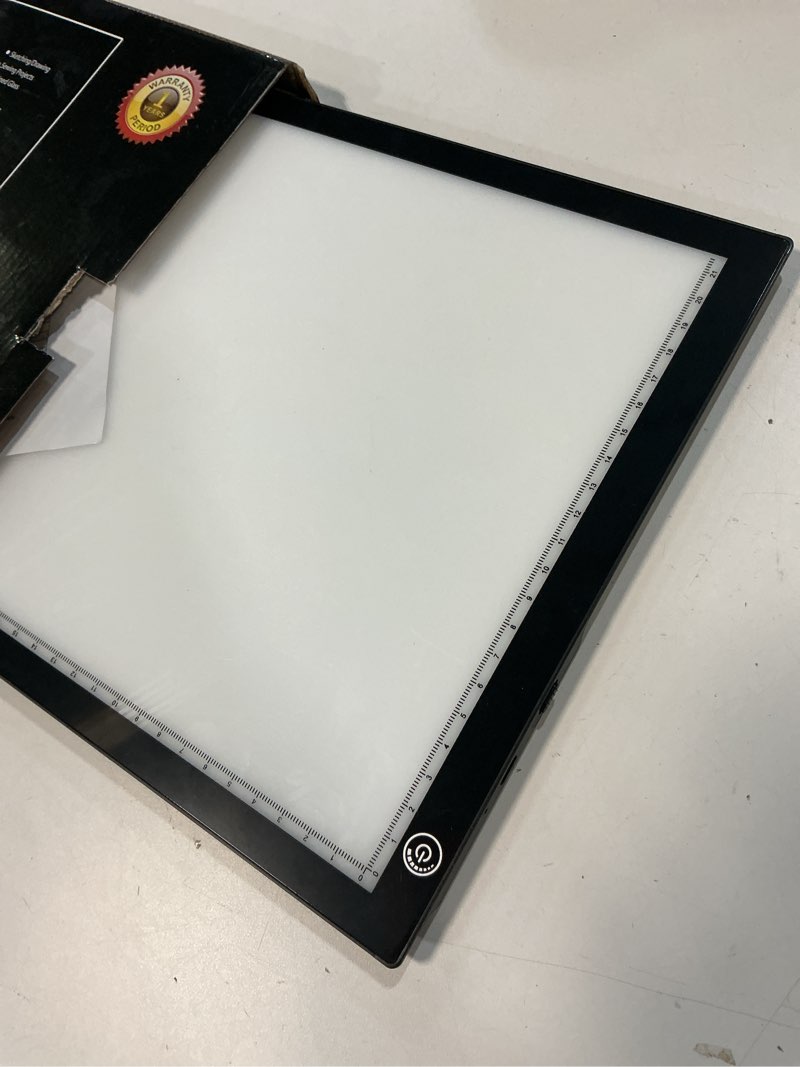 Condition photo showing Good Condition for LitEnergy Rechargeable Tracing Light Box, Ultra-Thin Adjustable Battery Powered Artcraft LED Tracer Light Pad Tablet for Drawing, Sketching, Animation, Stenciling, Diamond Art Painting Kits for Adults 04 - 10x15inch rechargeable BLACK
