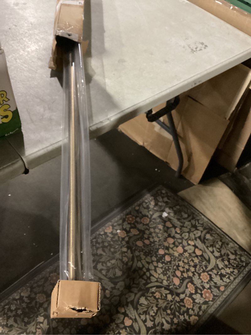 Condition photo showing Good Condition for Ivilon Tension Curtain Rod - Spring Tension Rod for Windows or Shower, 54 to 90 Inch. Warm Gold 54" to 90" Warm Gold