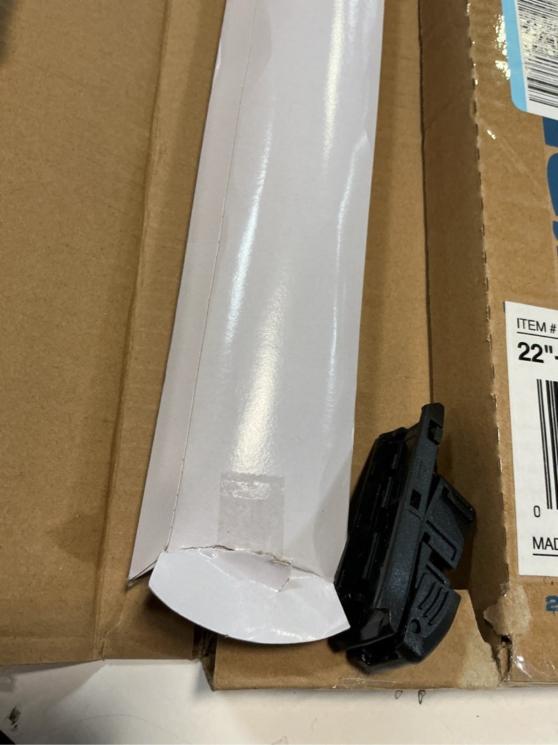 Condition photo showing As Is for Rain-X 810329 Total Clear Beam Wiper Blades 22" & 22" Windshield Wipers for All-Weather Performance, Rubber Squeegee for Smooth Clean Wipe & Quiet Operation - 2 Pack Value 22" and 22" Total Clear