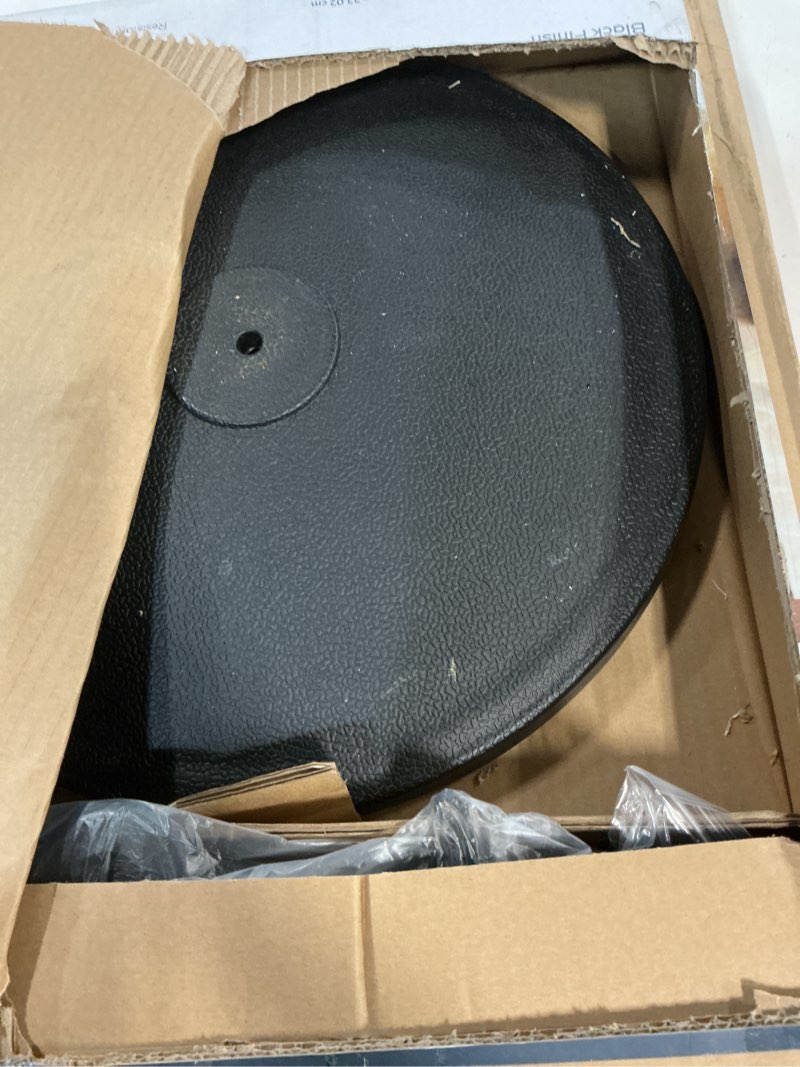 Condition photo showing Good Condition for style selections 22-lb black hdpe plastic patio umbrella base