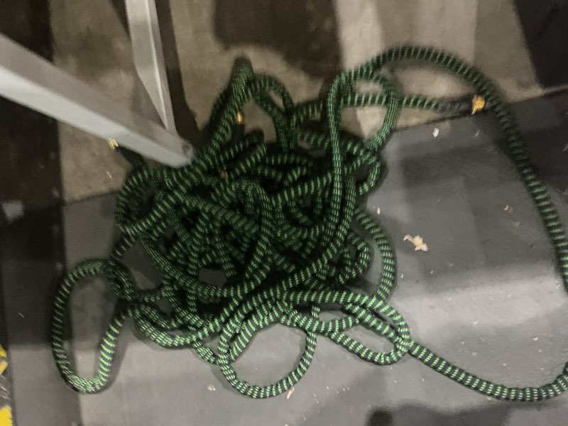 Condition photo showing As Is for flex-able hose xtreme 1-in x 25 ft kink free woven green hose