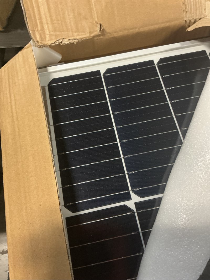 Condition photo showing Good Condition for eco-worthy 400w solar panels 4pcs 100 watt 18v monocrystalline solar panel module for off grid pv power for home, camping, boat, shed farm, rv,12v battery,2-pack 2 * 100w 4pcs(2-pack)
