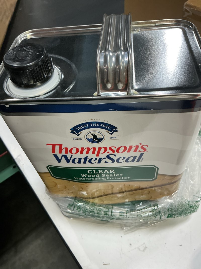 Condition photo showing Good Condition for thompson's waterseal clear wood sealer, clear, 1 gallon