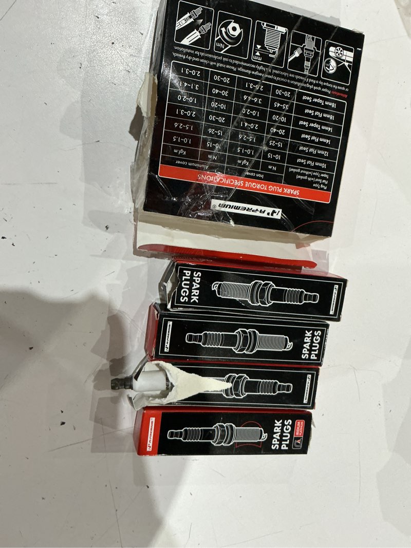 Condition photo showing Good Condition for a-premium 4pcs iridium platinum spark plugs compatible with buick encore 2013-2021 & chevrolet cruze 2011-2016, sonic 2012-2020, trax 2013-2021 - l4 1.4l