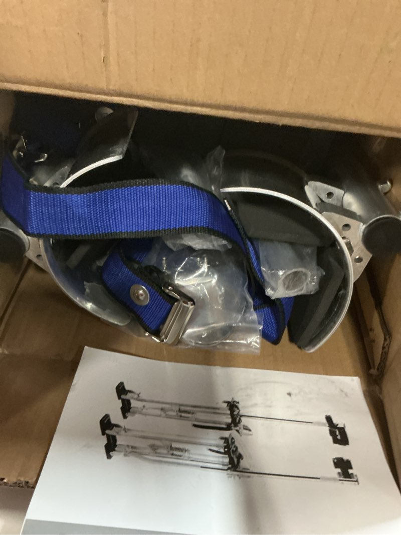 Condition photo showing Good Condition for 15-23in adjustable drywall stilts for sheetrock painting or cleaning silver silver 15-23in