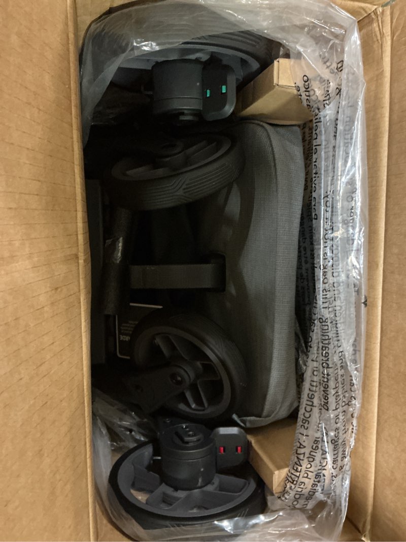 Condition photo showing Good Condition for UPPAbaby Minu V3 Travel Stroller | Lightweight + Compact Design | One-Hand Fold + Unfold | from Birth + Overhead Compatible | Greyson (Charcoal Mélange/Carbon Frame/Saddle Leather)