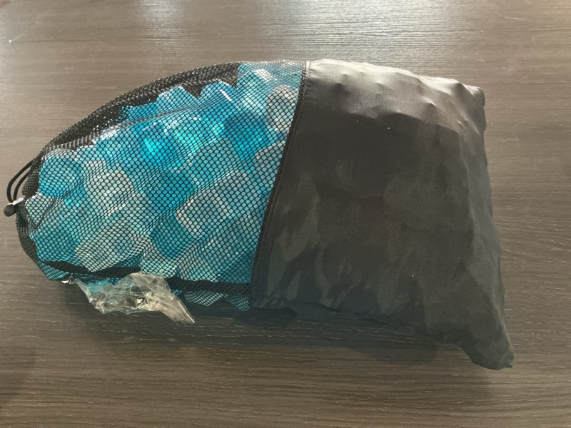 Condition photo showing New/Like New for shengqipc reusable ice cubes for camping, 360 pack, 12 lbs | no mess, no diluting, bpa-free, slow melt, refreezable, large pack for drinks, cooler, party, bars, ice bath, outdoor parties blue 360