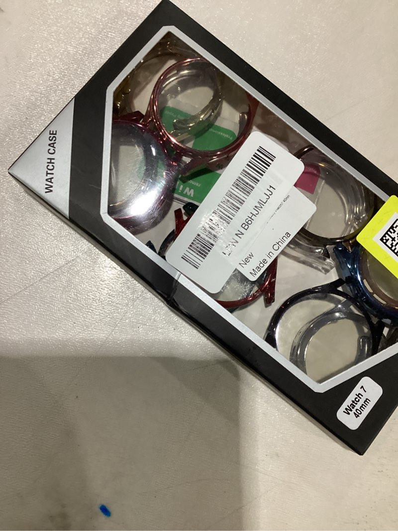 Condition photo showing New/Like New for [12 Pack] YUVIKE Watch Screen Protector for Galaxy Watch 7 40mm, 12 Colors Soft TPU Watch Case Full Protective Cover for Samsung Galaxy Watch7 40mm (SM-L300) 12 Color Pack Galaxy Watch 7 (40mm)