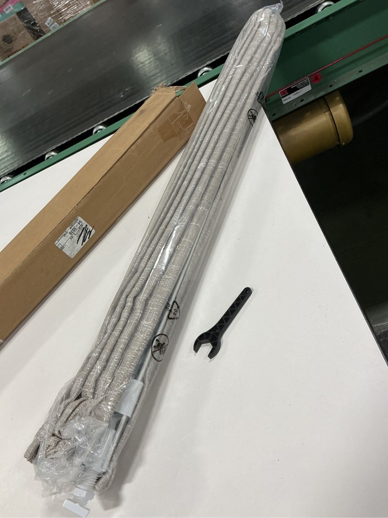 Condition photo showing Good Condition for No Tools No Drill Cordless Roman Shades for Indoor Windows 100% Blackout, for Window Size 36" W × 64