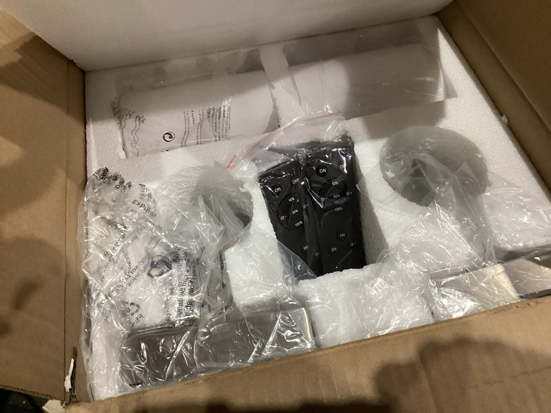 Condition photo showing Good Condition for Wireless Wall Sconces, Nickel Battery Operated Wall Sconce Set of 2 with Timer Function, Easy Install Dimmable Rechargeable Wall Lamps for Living Room, Bedroom, Hallway, Entryway Decor 3000K Nickel (White Tubular Lampshade) Battery (2 Pack)