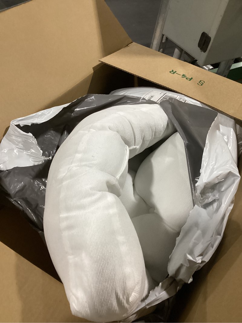 Condition photo showing Good Condition for LANITI 24” Inch Extra Large Floor Cushions Tufted Floor Pillow for Adults Square Meditation Ultimate Comfort Oversized Pillows for Floor Cushion (White)