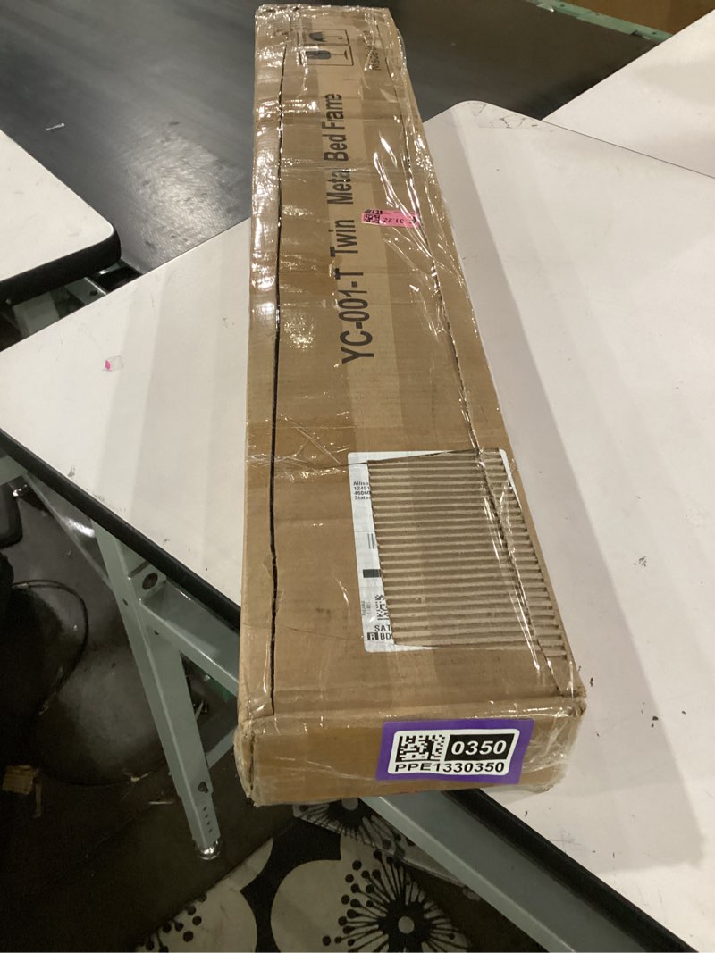 Condition photo showing Good Condition for twin metal bed frame