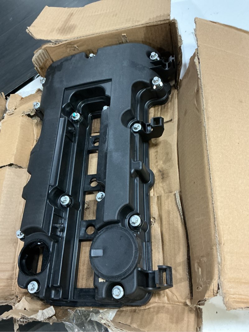 Condition photo showing As Is for a-premium 1.4l turbo engine valve cover, with gasket & bolts & cap, compatible with 2011-2021, chevy cruze sonic trax volt, buick encore, cadillac elr, replaces # 264-968 25198874 55573746