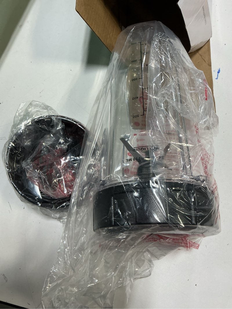 Condition photo showing New/Like New for Blender Replacement Parts for Ninja, 24oz Ninja Blender Cups with To-Go Lids, 7 Fins Extractor Blade, Compatible with Nutri Ninja Auto iQ Blenders BL2012 BN801 BL480-30 BL640-30 BL642-30 NN100-30