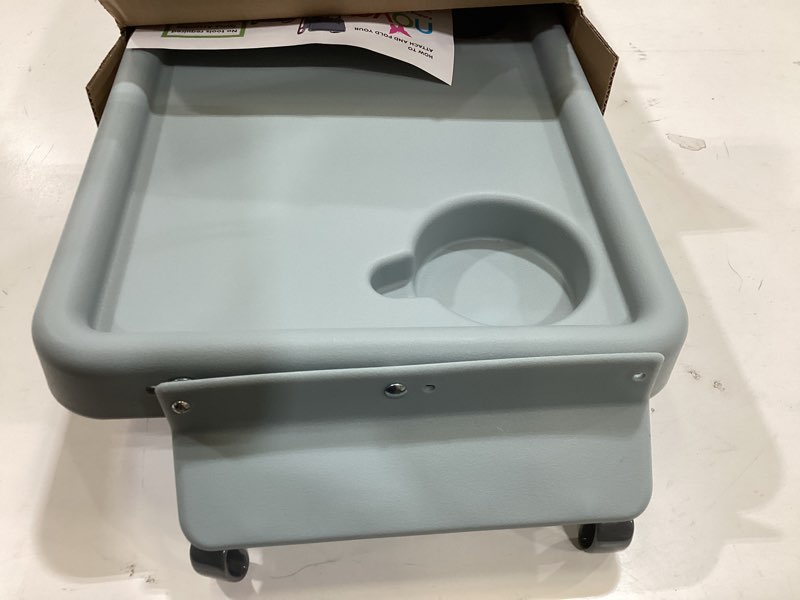 Condition photo showing Good Condition for nova folding walker tray accessory – flip-up walker tray with 2 cup holders for food, drinks & personal items – no-tool installation – easy up/down mobility tray for standard walkers