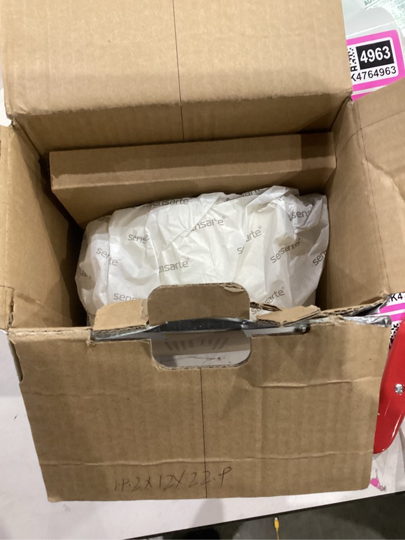 Condition photo showing Good Condition for SENSARTE Ceramic Nonstick Sauce Pan with Lid, 1.5 Quart Small Saucepan, White Cooking Pot with Stay Cool Handle, Non toxic Kitchen Sauce Pot, Non stick Saucier Pan, Induction Pot, PFOA PTFE PFAS Free 1.5 Quarts Ceramic White