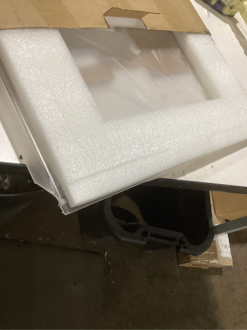 Condition photo showing New/Like New for 24x18 Inch Acrylic Cutting Boards for Kitchen, Large Clear Cutting Board, Non Slip Charcuterie Boards, Apartment Must Haves Kitchen Accessories, Desk Mat Protector, Birthday Gifts for Mom