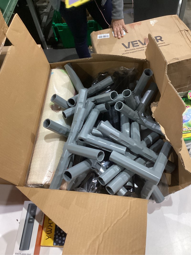 Condition photo showing Good Condition for Baby Playpen with Mat Small Playpen for Babies and Toddlers 50 x 50 inch Baby Fence Playards Gray + Mat 50"x50"