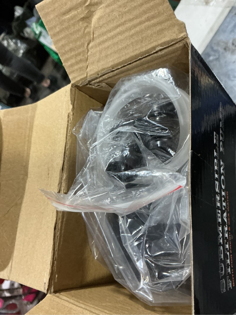 Condition photo showing Good Condition for aquarium filter for 100-300 gallons tank, powerful 660gph internal fish tank filter, pump submersible filter with sponge for large fish tanks, turtle tanks 100-300 gallon fish tank black
