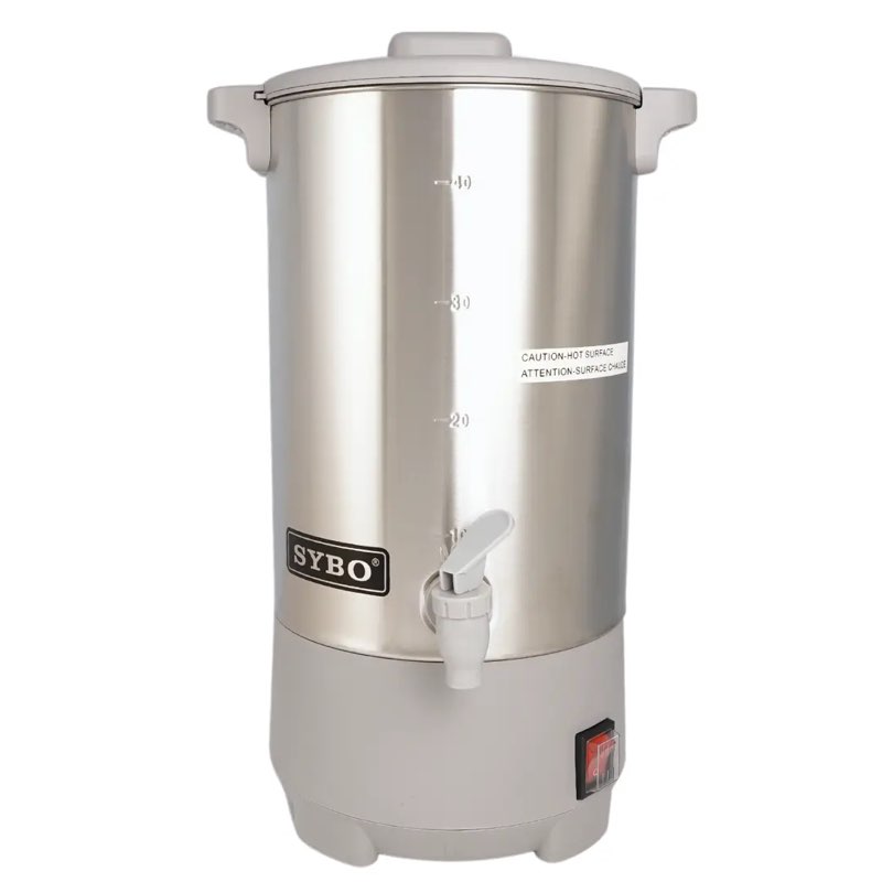 sybo stainless steel percolator coffee urn 30/40 cup