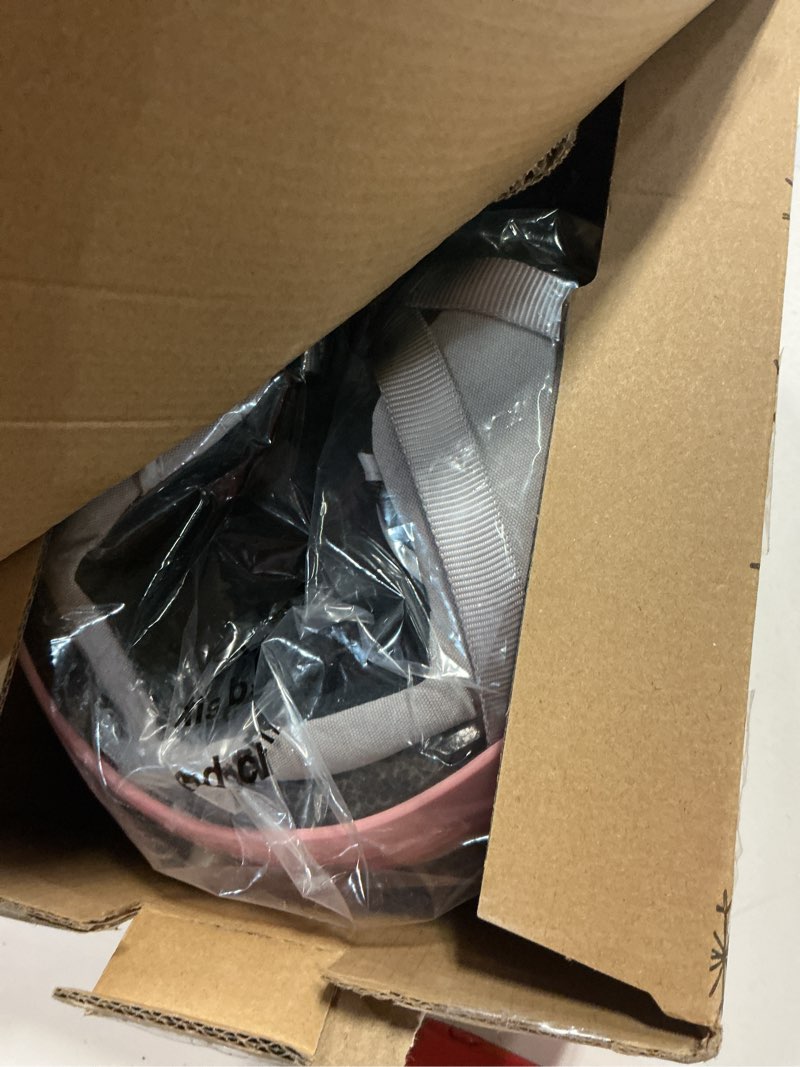 Condition photo showing New/Like New for comstock kids ski & snowboard helmet with abs shell, eps impact protection & 10 cooling vents - adjustable winter sports gear, goggle clip matte rose 48-51cm x-small