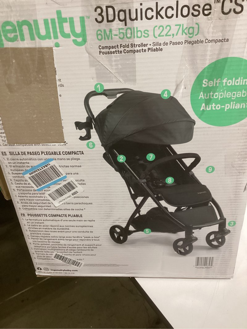 Condition photo showing Good Condition for Summer Infant Ingenuity 3Dquickclose CS+ Compact Fold Stroller – Lightweight Stroller with Oversized