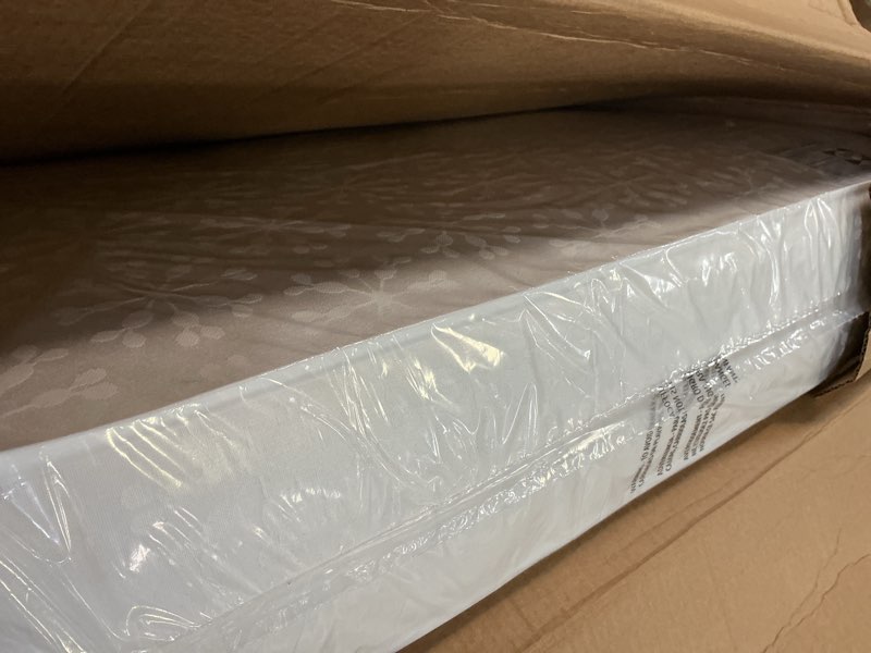 Condition photo showing New/Like New for sealy baby flex cool 2 stage crib mattress and toddler bed mattress, breathable hybrid coil design, waterproof cotton surface, greenguard gold certified, standard 52x28 size