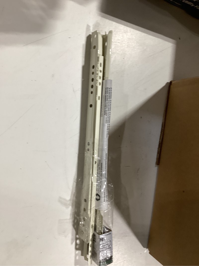 Condition photo showing Good Condition for reliabilt 14-in 3/4 extension self-closing bottom mount european 50-lb load capacity white drawer slide 1-pair (2-pieces)