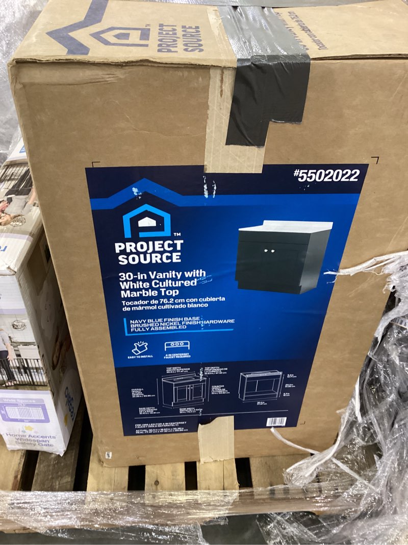 30in vanity with top