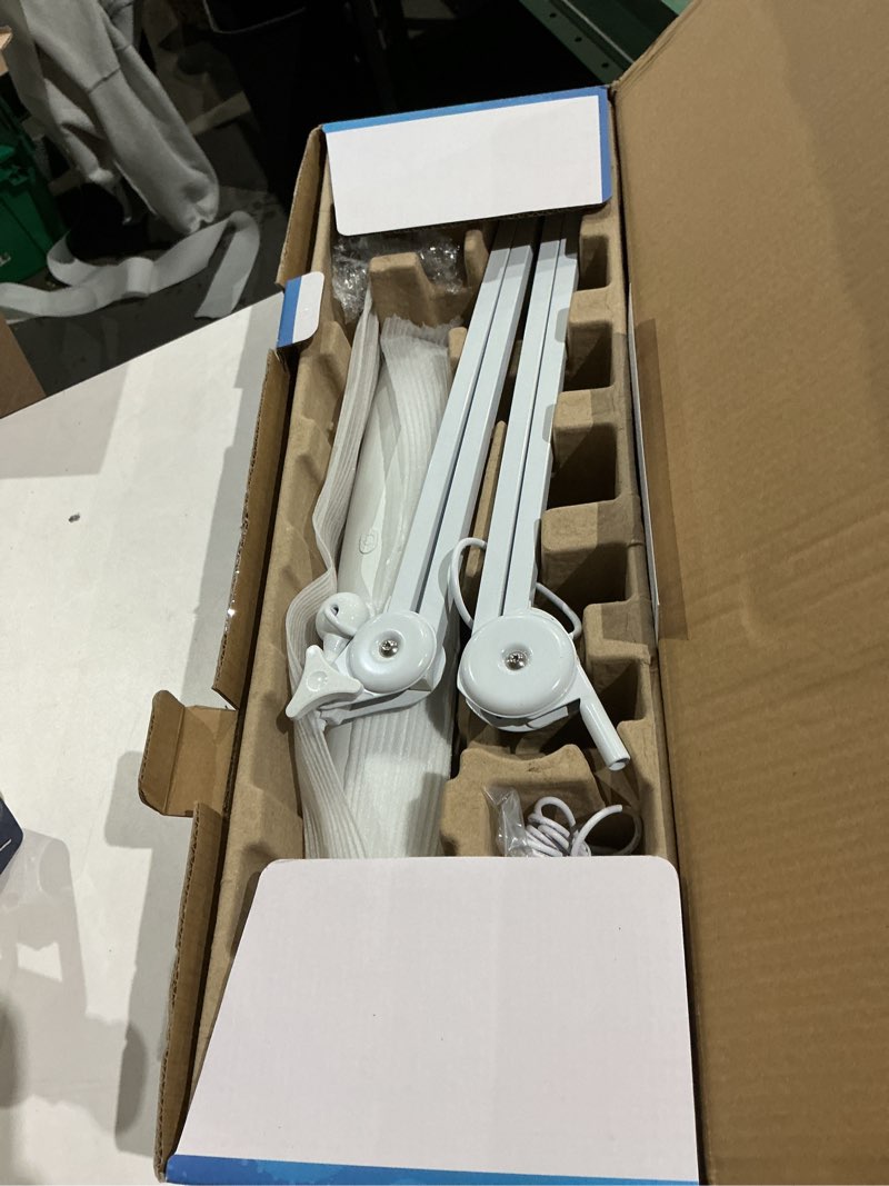 Condition photo showing Good Condition for 3500 lumen led nail desk lamp, 38w nail tech light dimmable task lamp for home office beauty salon workbench, shadowless bright lighting - luxury white (universal manicure table clamp)