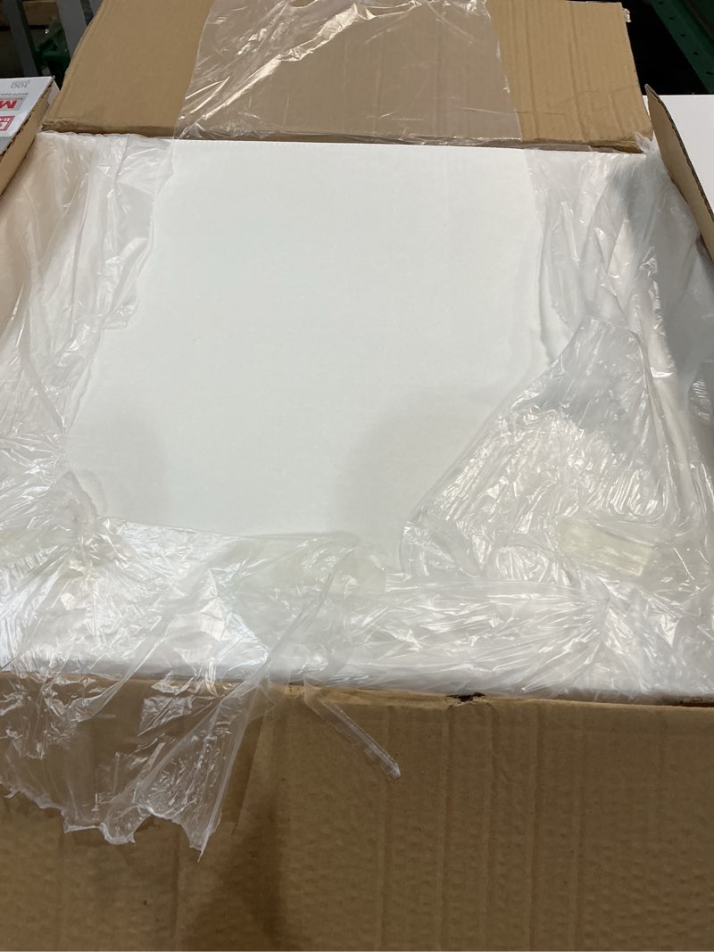 Condition photo showing As Is for 100 pcs fryer filter paper envelope style - 18.5x20.5" with 1.5" hole, compatible with pitco pp10613 filter for commercial deep fryers (restaurants, food trucks, hotels) 100pcs