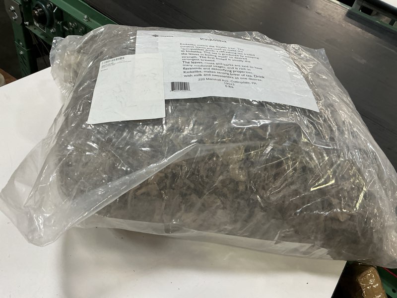 Condition photo showing New/Like New for segems natural organic kinkeliba herbal loose tea leaves bags (5lbs)