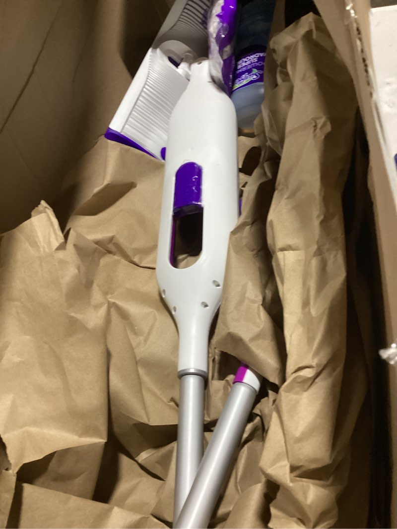 Condition photo showing Good Condition for (similar to) eyliden sweeper mop with 36 refills - 3 types of disposable dry & wet cloths | lock-tight design no lost pads, universal refills, multi-surface sweeping starter kit for pet hair, dust, floor cleaning