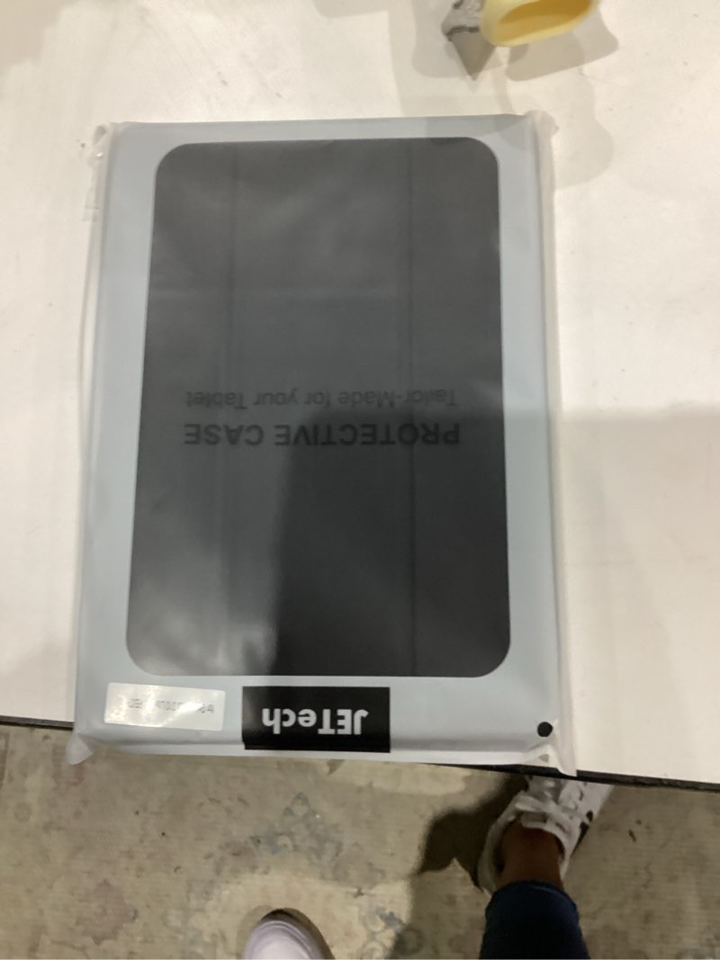 Condition photo showing Good Condition for jetech case for samsung galaxy tab s10 lite / s10 fe / s9 fe 10.9-inch with s pen holder, clear transparent hard pc back, protective tri-fold stand tablet cover, auto wake/sleep (black)