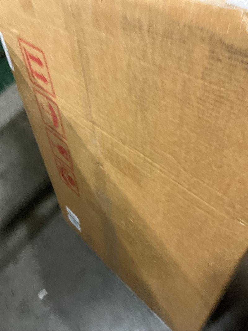 Condition photo showing New/Like New for Bathroom Mirror for Wall with Wooden Frame, 36"x24" Solid Wood Vanity Mirror for Farmhouse, Bathroom, Bedroom Decor, Vertical or Horizontal Hanging Brown 36"L x 24"W