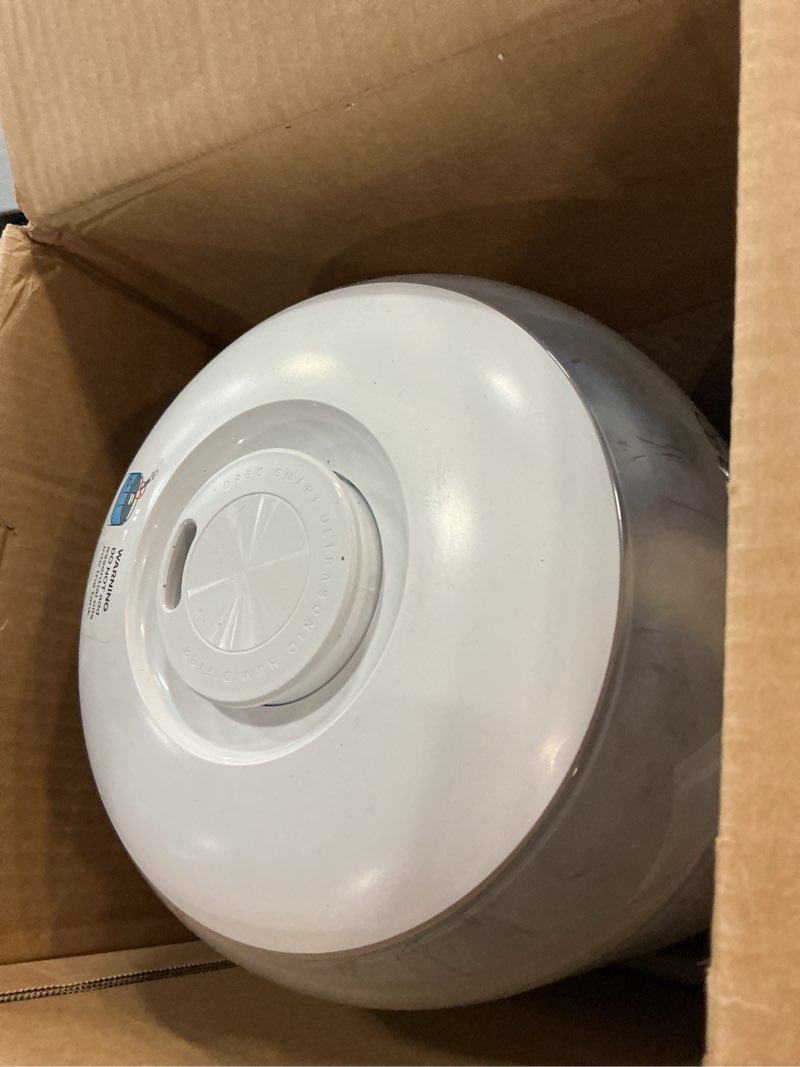 Condition photo showing As Is for DREO Humidifiers for Bedroom, 3L Top Fill 30H & 26dB Quiet Runtime for Large Room, Cool Mist Ultrasonic Humidifier with Humidity Sensor, Night Light for Home, Baby, Nursery, Plants, New Edition Pearl White
