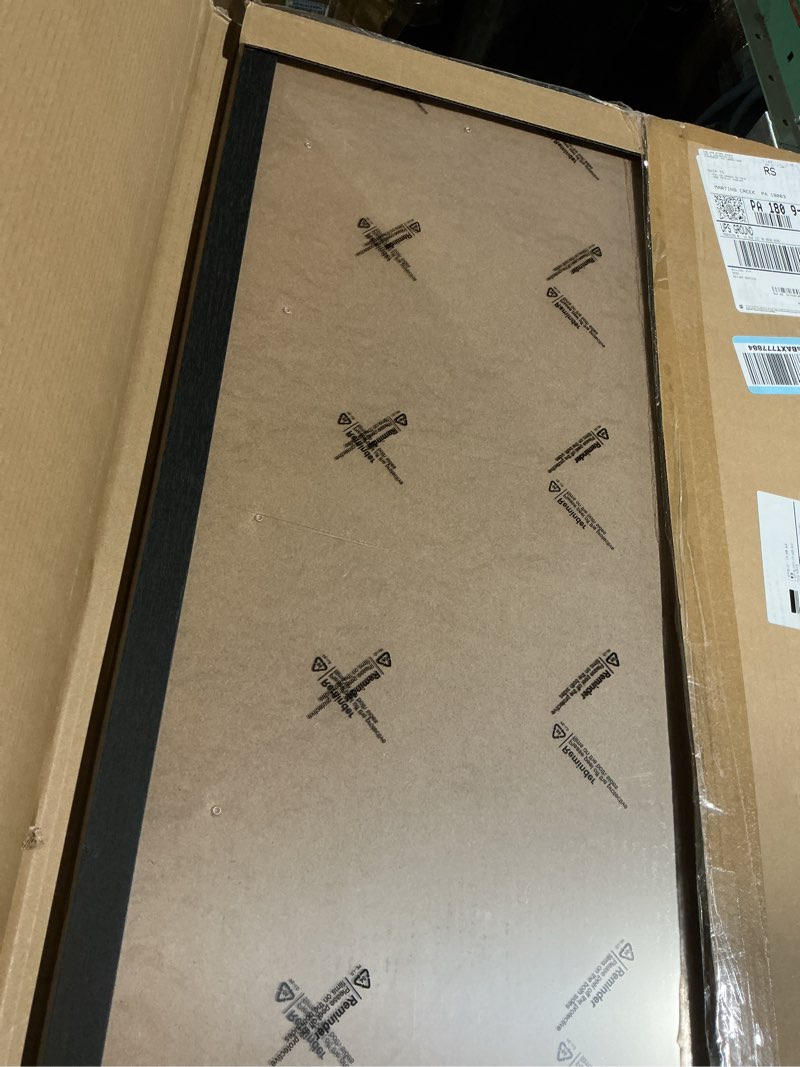 Condition photo showing Good Condition for engineered wood 24x32 frame, black picture frame for 24 x 32 inch poster puzzle photo, light weight 24 by 32 poster frame with wood-grain for wall - 1 pack/black/24 x32 black 24x32 1 packs