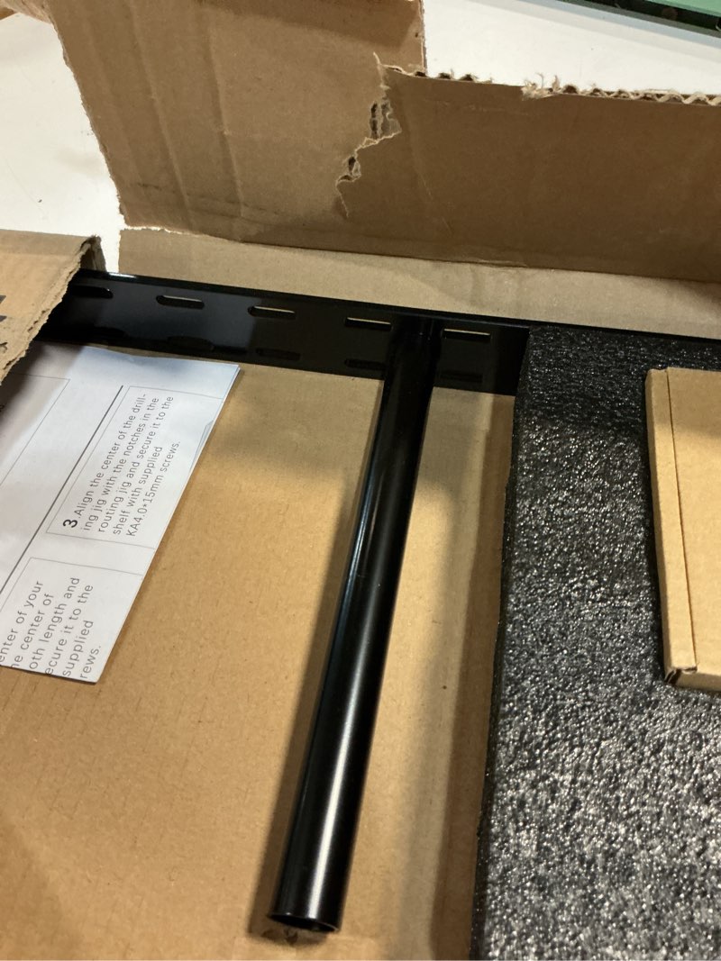 Condition photo showing Good Condition for 1 pack large shelf brackets long floating shelf bracket invisible floating shelf hardware heavy duty floating mantel brackets(43x8x1.5 without tools) 43"x8"x1.5"