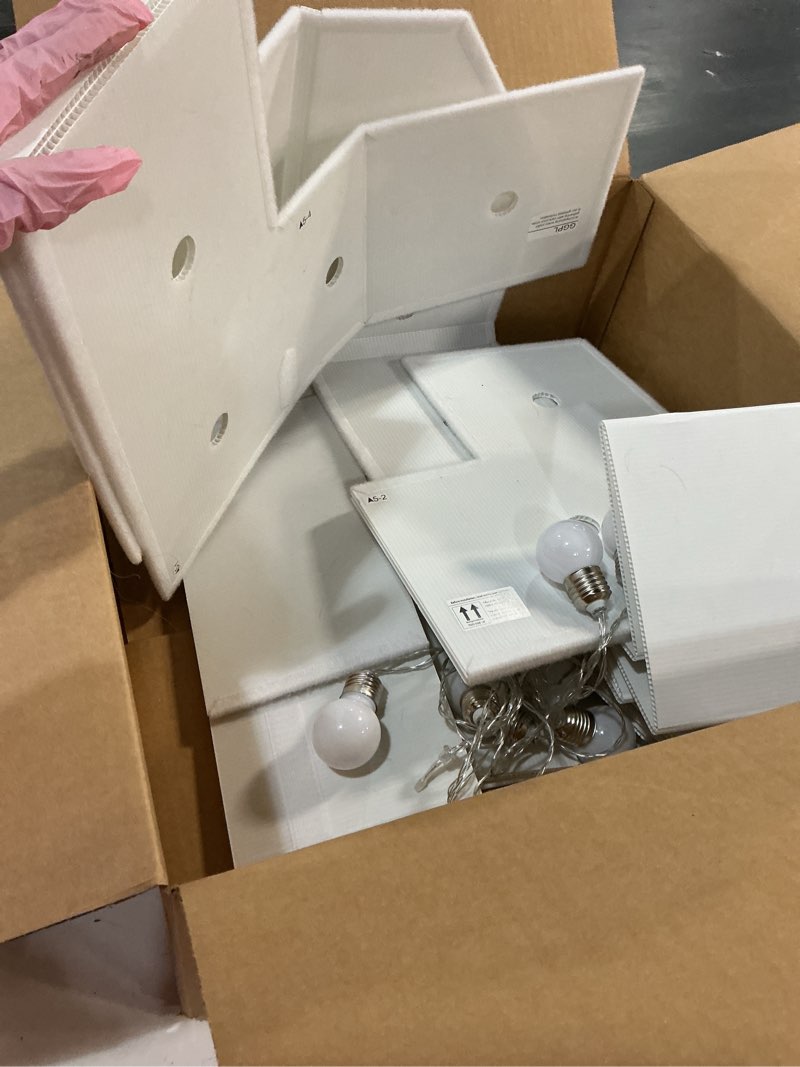 Condition photo showing Good Condition for (Incomplete)4ft Number 5 Light Up Sign, Modern Marquee for Numbers 4 Feet Tall, Polypropylene Material, Tabletop Mount, Perfect for Party Decorations