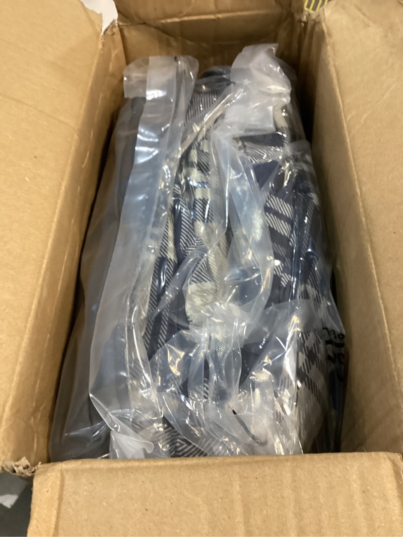 Condition photo showing New/Like New for mairêve navy blue twin xl comforter set, twin xl bedding sets for boys girls 5 pieces for dorm farmhouse all season lightweight &comfy with fitted sheet, flat sheet (navy blue, twin xl, 66"x90")