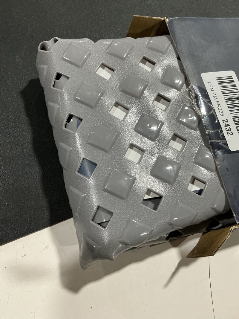 Condition photo showing Good Condition for homerella® shower mat non slip anti mold, non slip shower mats for inside shower stall anti slip mat, square shower floor mat 21 x 21 in with suction cups & hooks for quick drying, machine washable grey