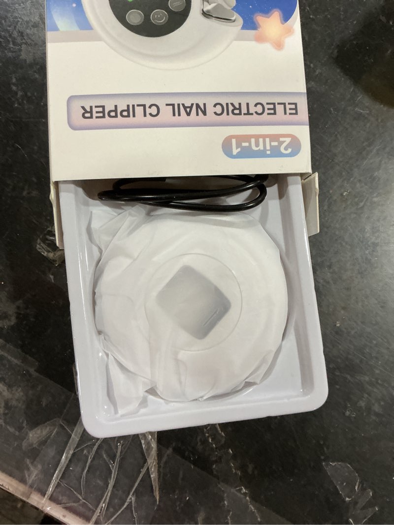 electric nail clipper, baby nail clipper with file & 3 speed gears, electric baby nail trimmer with 