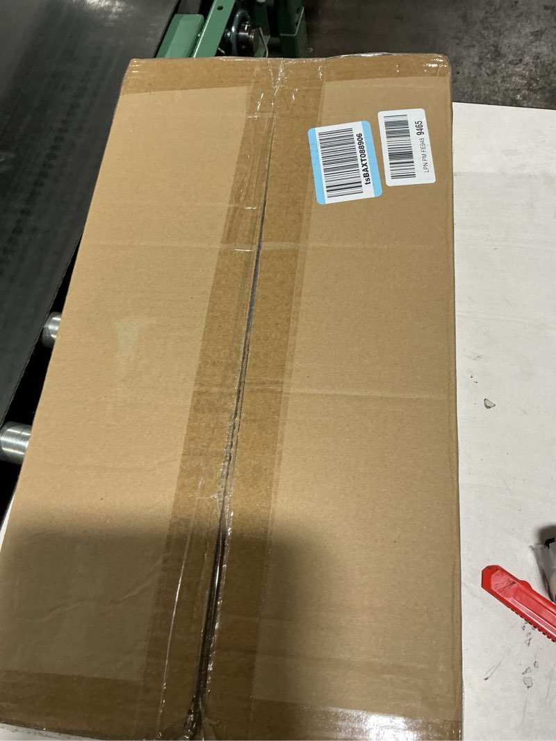 Condition photo showing Good Condition for Modern Dining Room Chandelier Over Table, LED Kitchen Island Pendant Light, 40 Inch Linear Dimmable with Remote, Adjustable Height (Chrome 30W) chrome plating L40.1"