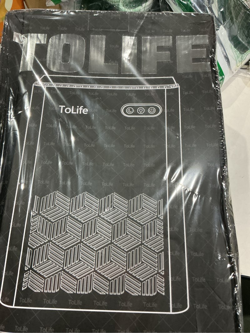 Condition photo showing Good Condition for tolife dehumidifier for home, 1000 sq.ft dehumidifiers for basement bedroom bathroom with 95 oz water tank, auto shut off 7 colors led light, black