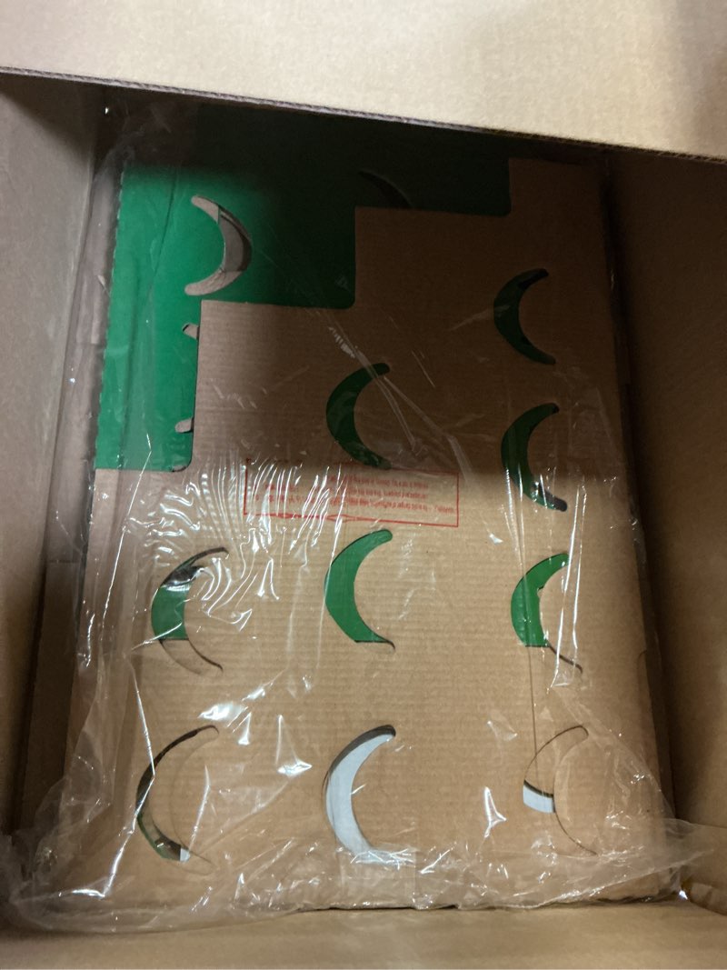 Condition photo showing New/Like New for Jumbl Christmas Decoration Wonder Wreath Jumbo (44" X 36") Card & Photo Display Holder. for Home, Work, Schools, Party. Great Way to Go Down Memory Lane.